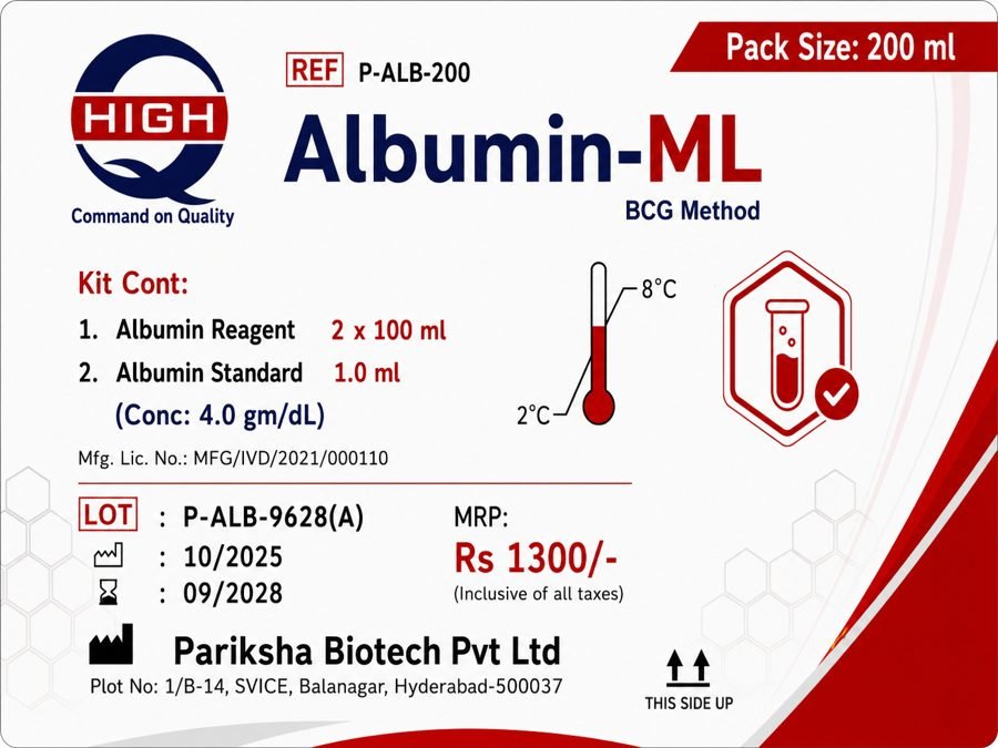 Albumin-ML Kit - P-ALB-200