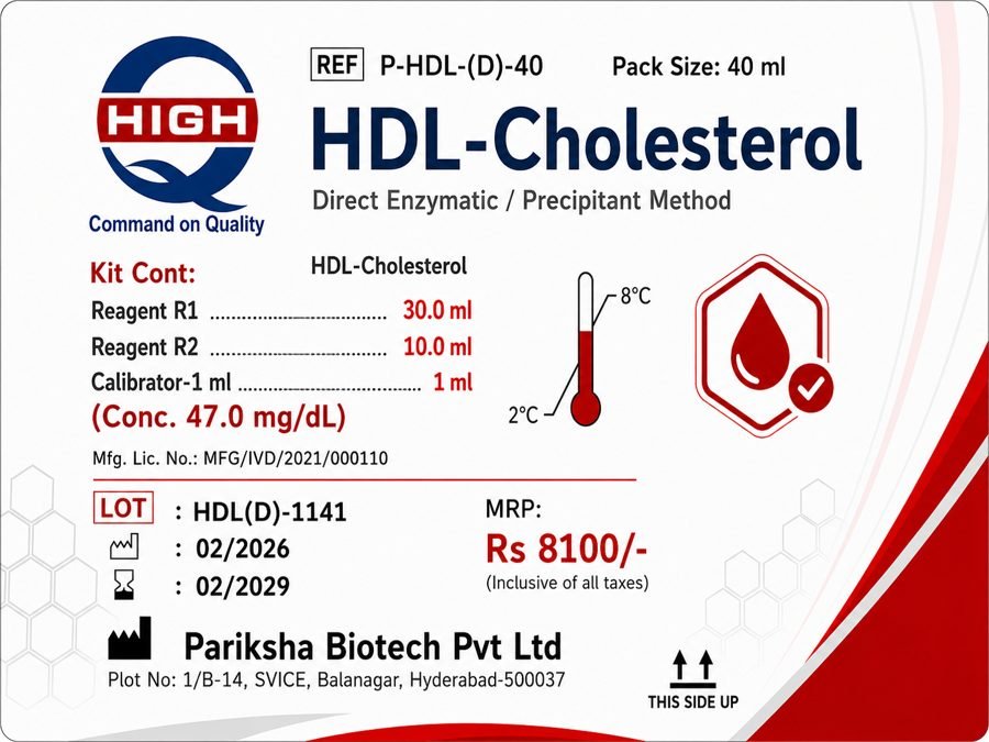 HDL-Cholesterol Kit - P-HDL-(D)-40